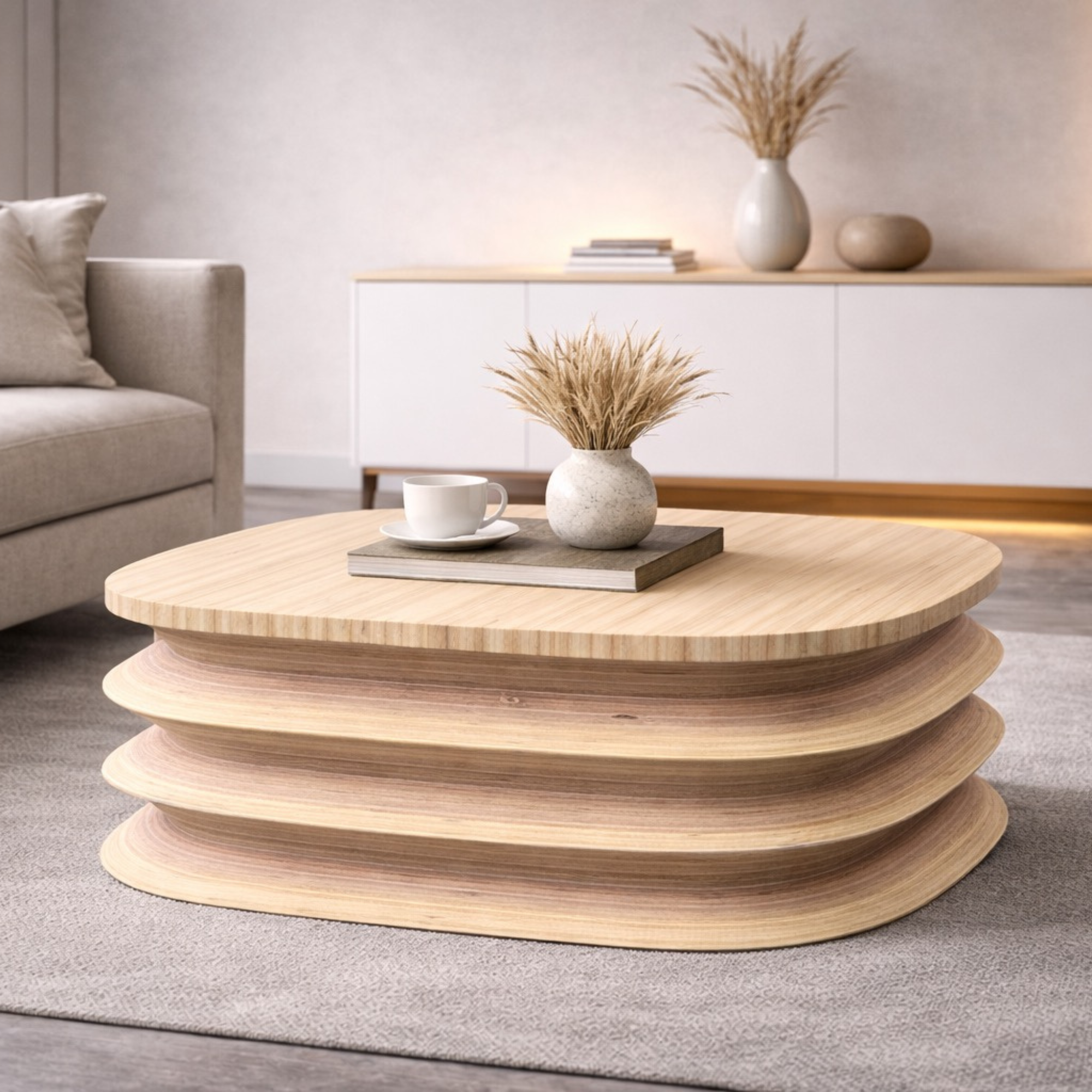 STRIATION - CONTOUR COFFEE TABLE